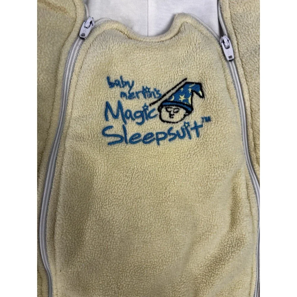 Baby Merlin’S Magic Sleepsuit soft yellow
